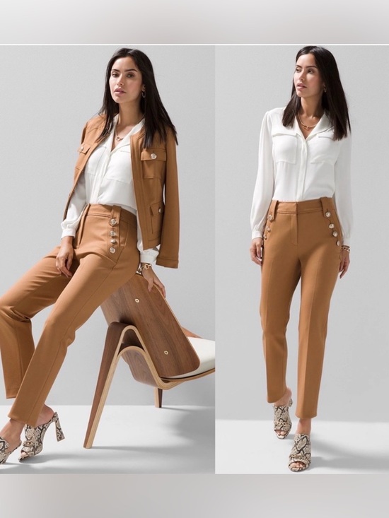 White House Black Market Pants - WHBM Stylist Jacket and Jolie Lux Stretch Ankle Pants. Jacket sz 8 pants sz 6